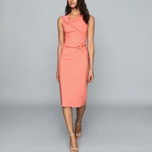 NWT REISS | Alex Gathered Bodycon Sheath